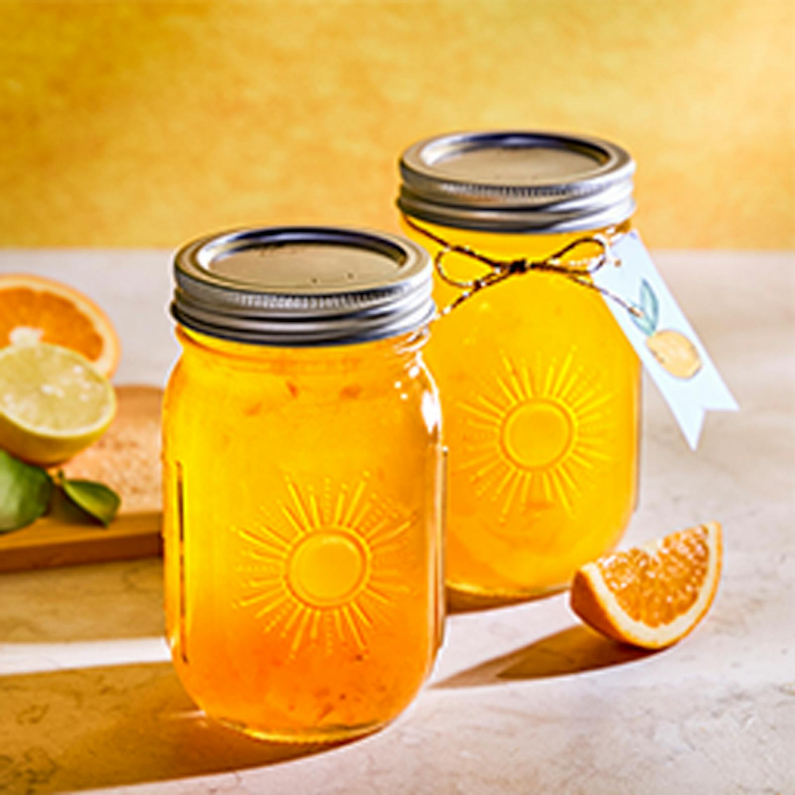 Sunshine in a jar. Marmalade and seasonal preserves