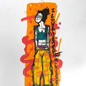 Marker artwork from Art Basel, Miami, FL