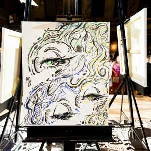 Marker artwork from Art Battle Chicago, Chicago, IL
