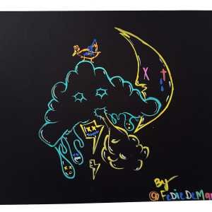 Marker artwork from Art Battle Los Angeles, Los Angeles, CA