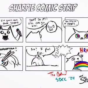 Marker artwork from Comic-Con International, San Diego, CA