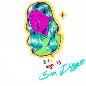 Marker artwork from Comic-Con International, San Diego, CA