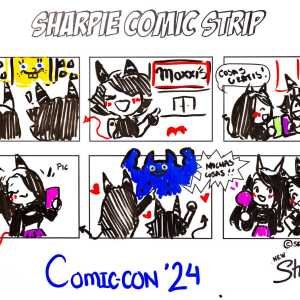 Marker artwork from Comic-Con International, San Diego, CA
