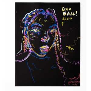 Marker artwork from Governors Ball, New York, NY
