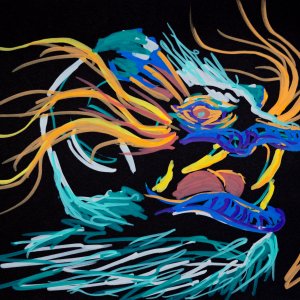 Marker artwork from Krewe of Boo, New Orleans, LA