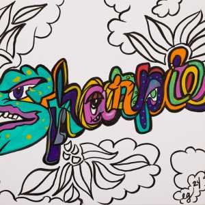 Marker artwork from Main Street Art Festival, Fort Worth, TX